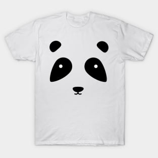 Cute Panda Face T-Shirt T-Shirt